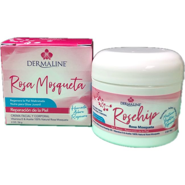 Kim Domingo Xxx - Dermaline Rosehip Cream 2oz - Castillo Distributors