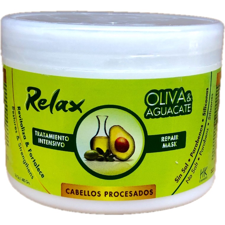 Relax Tratamiento Oliva & Aguacate oz - Castillo Distributors