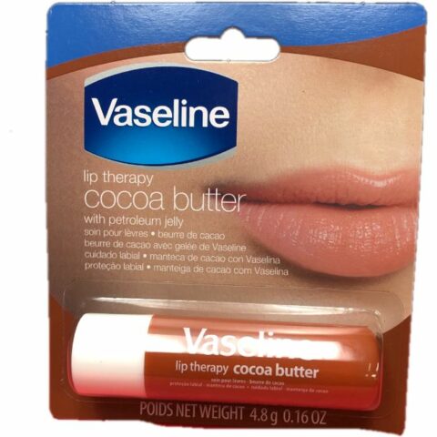 Vaseline Lip Therapy Cocoa Butter 0.16oz - Castillo Distributors